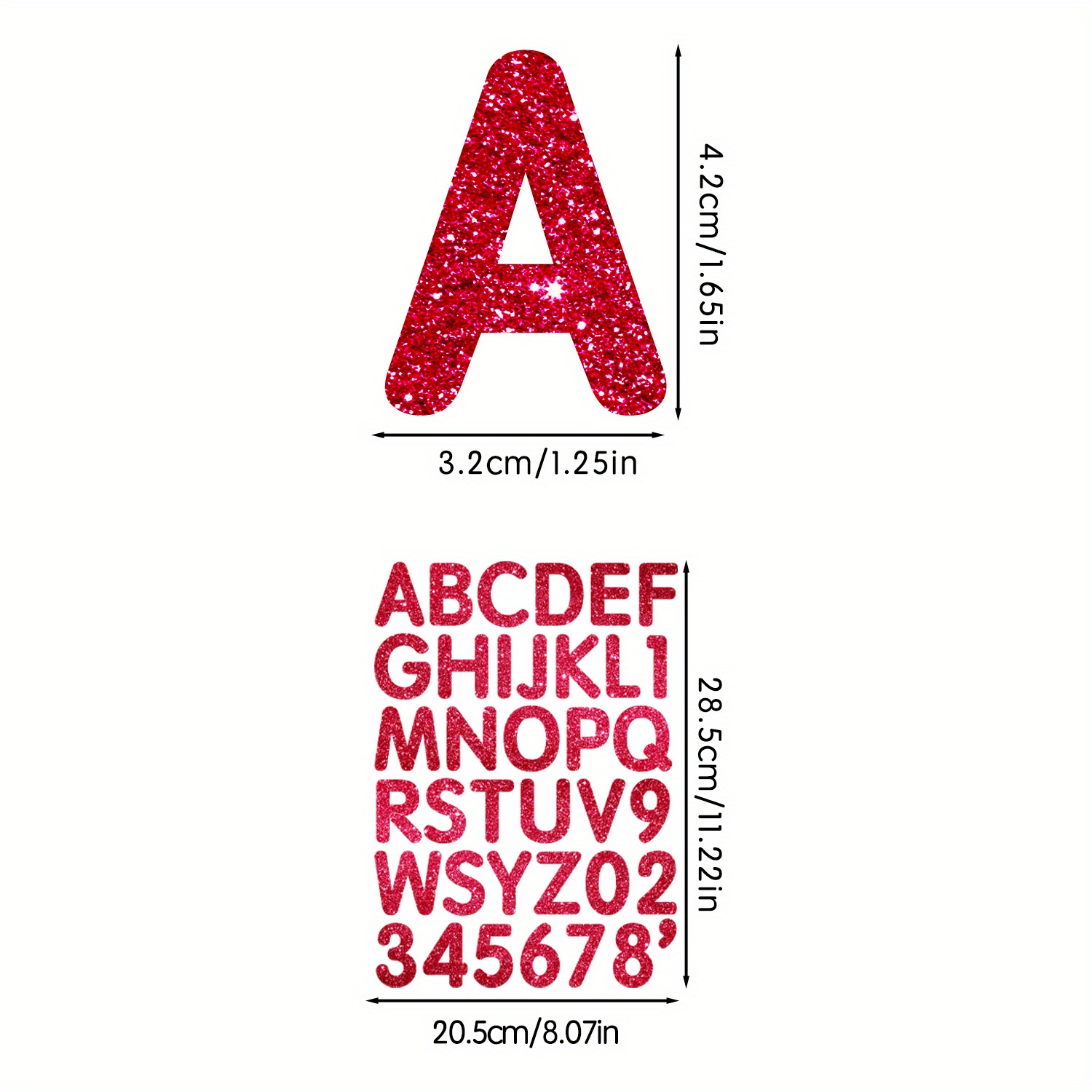 Clothes Iron on Letters 7 Colors Heat Transfer Letter - Temu