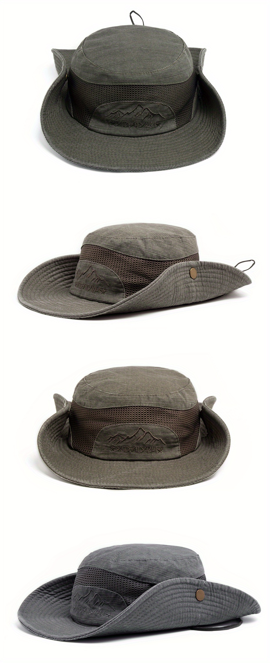 Men's Hat Panama Bucket Hat Outdoor Sun Protection Hats Men