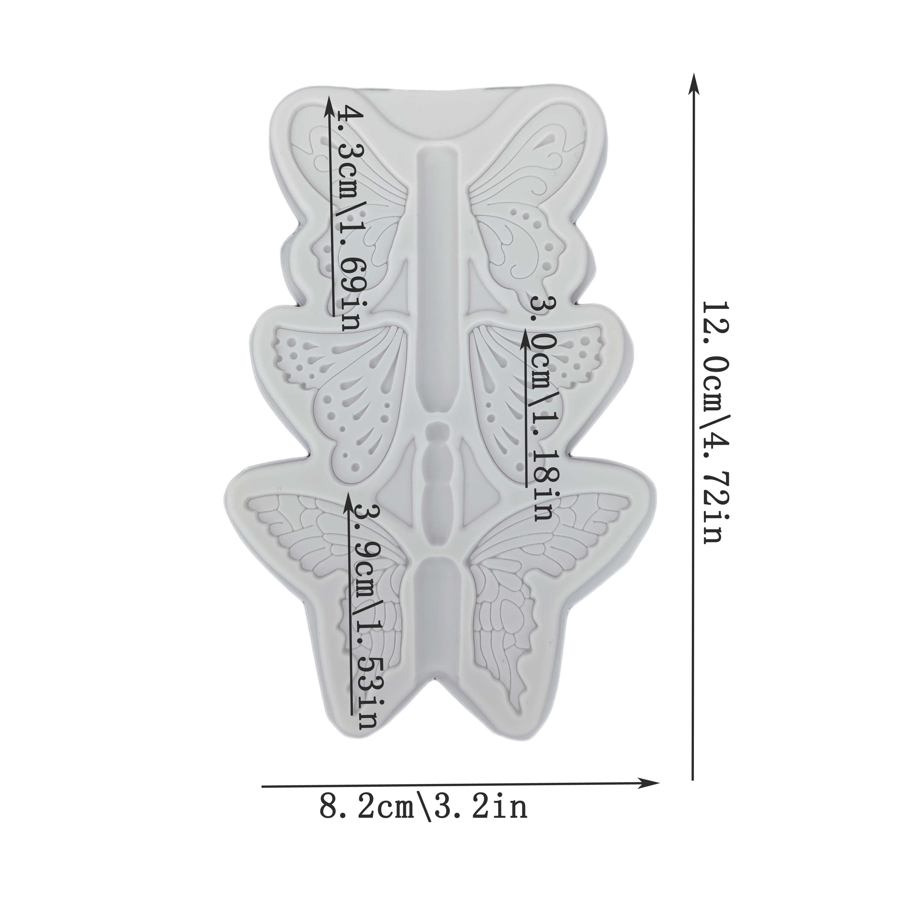 Butterfly Chocolate Mold 3d Silicone Mold Candy Mold Fondant - Temu