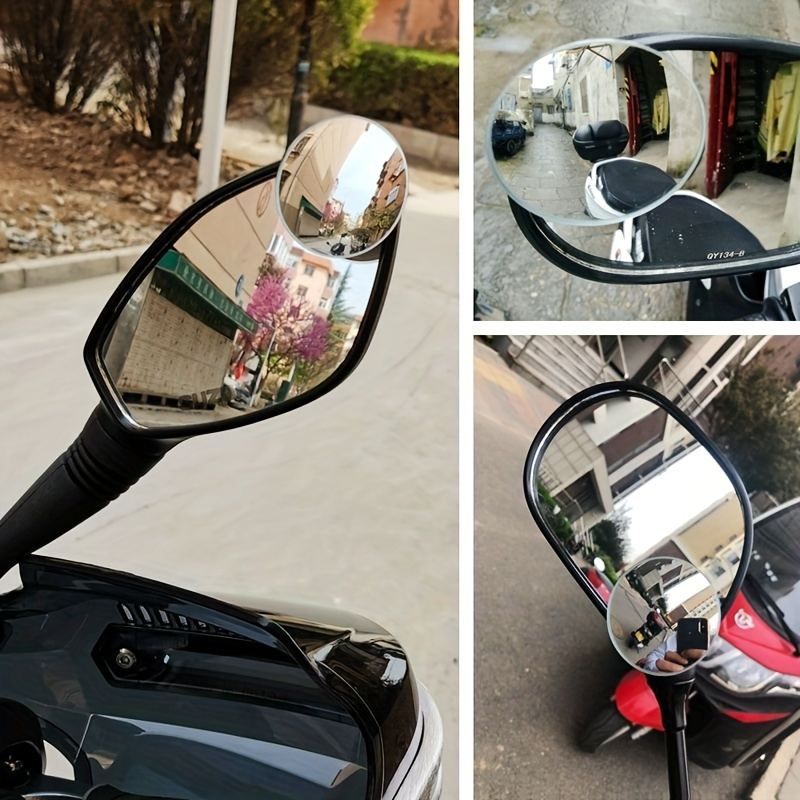 meioro 360 ° drehbarer Toter-Winkel-Spiegel, verstellbarer  Weitwinkel-Rückspiegel, HD-Glas, konvexer Seitenspiegel für Auto, ein Paar  : : Auto & Motorrad