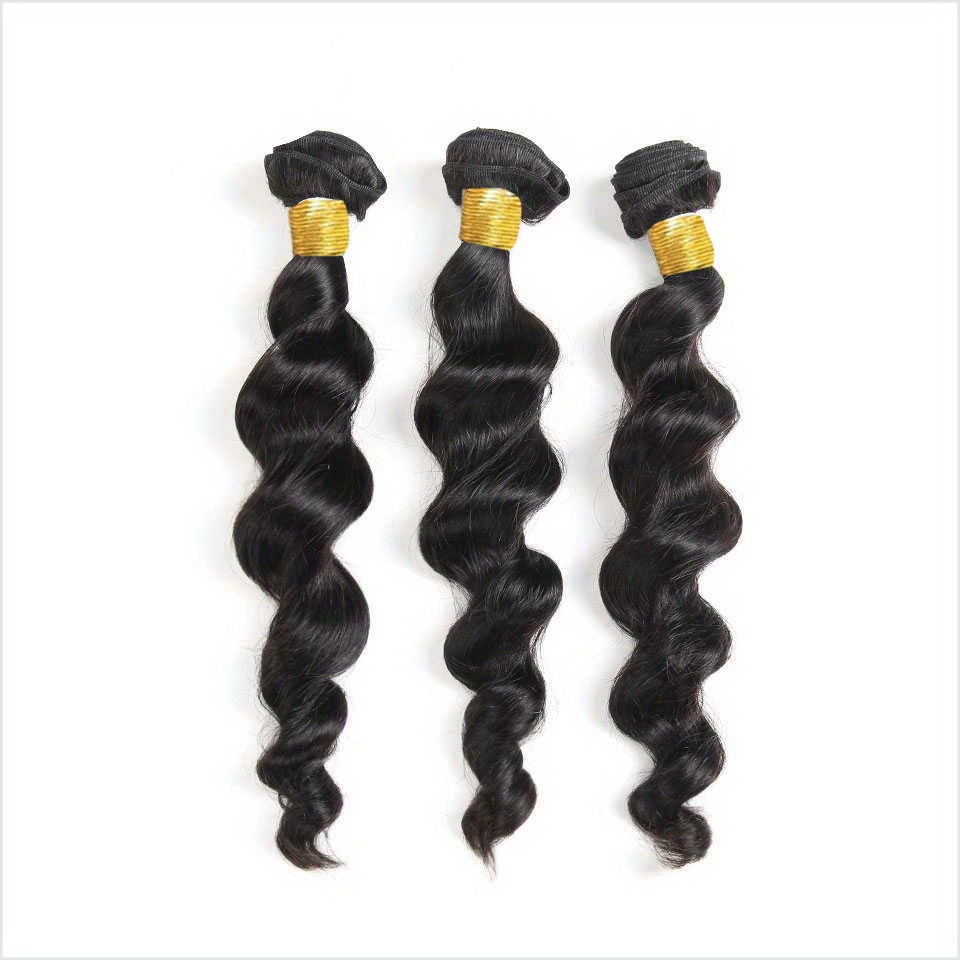 Human Hair Bundles Loose Wave Bundles Brazilian Human Hair - Temu  Philippines