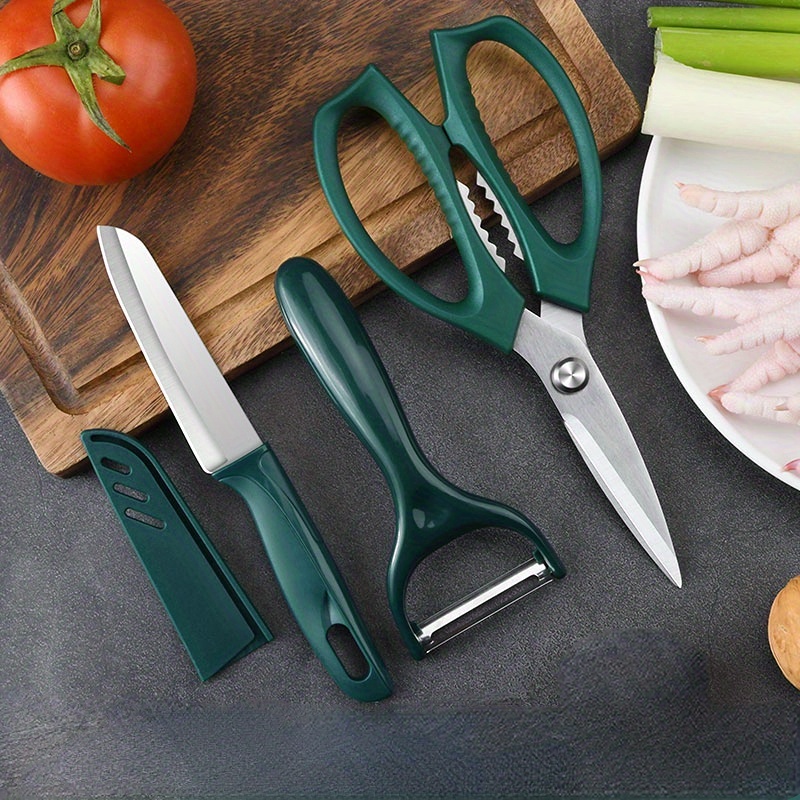 Kitchen Tools, Utility Knife, Kitchen Scissors, Peeler And Cutting Board,  Kitchen Gadgets, Kitchen Accessories - Temu