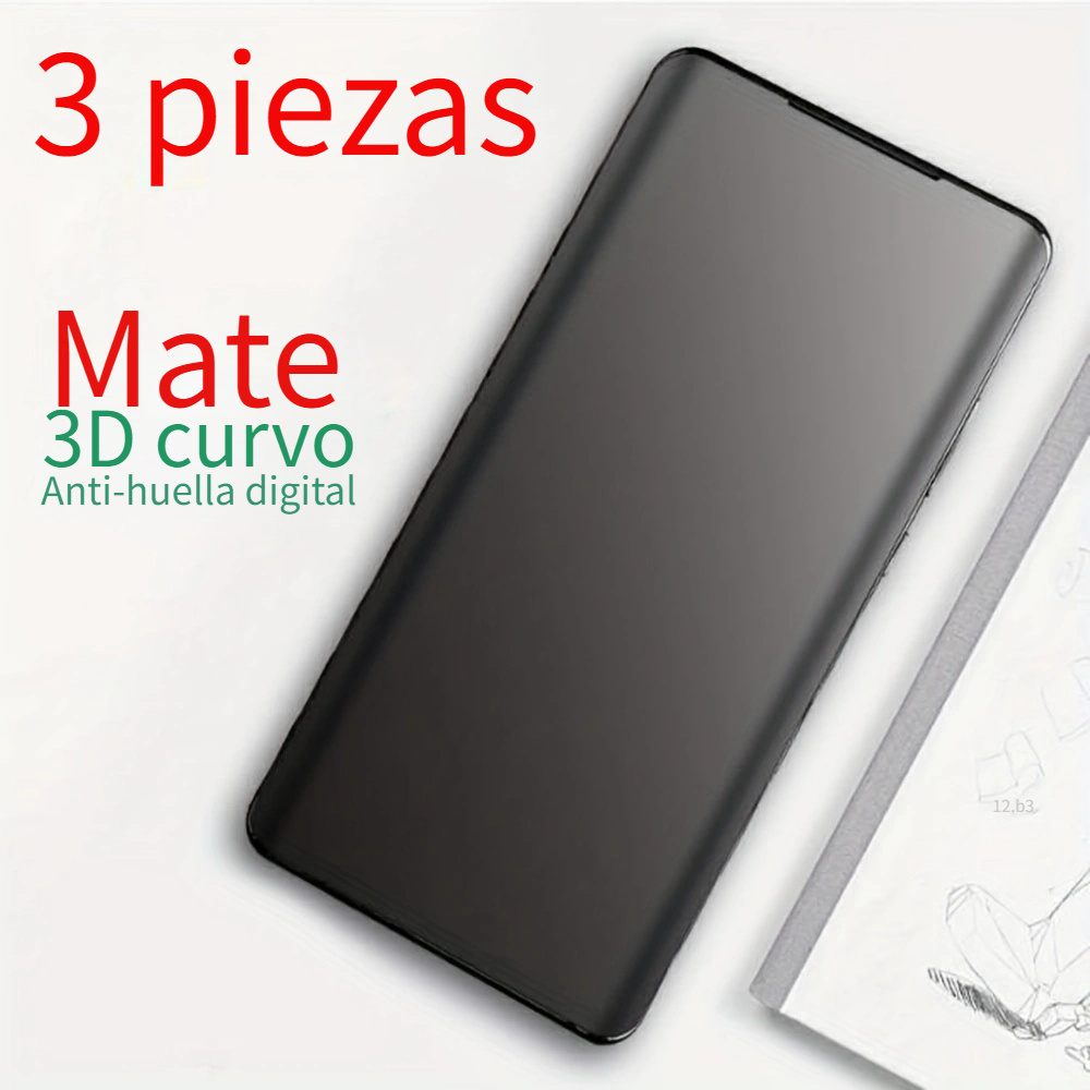 3 Protectores Pantalla Suaves Mate Anti huellas ¡mantén - Temu