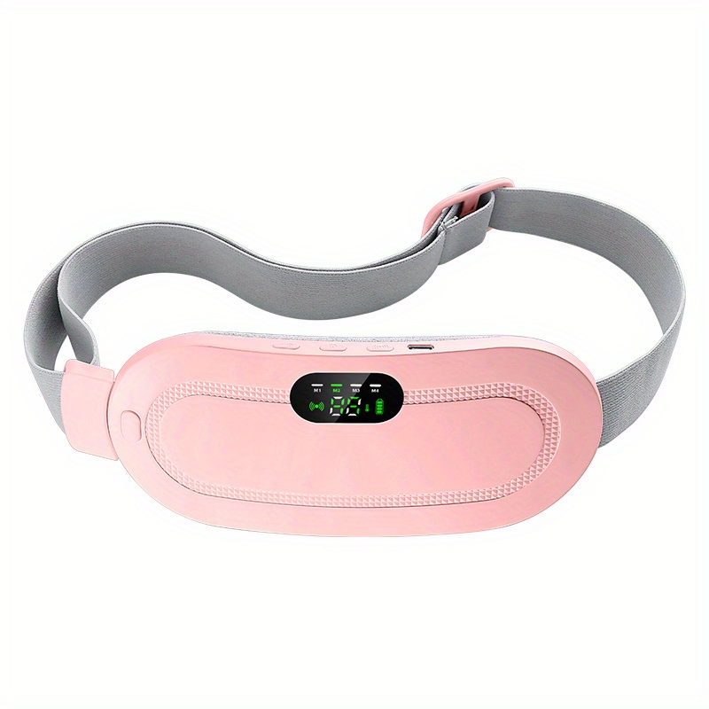 Mobestech 4pcs Women's Thermal Belt Period Simulator Machine  for Men Menstrual Relief Pad Waist Band for Men Pink Gift Menstrual Heating  Pad for Cramps Massage Belt Electronic Man Cordless : Health