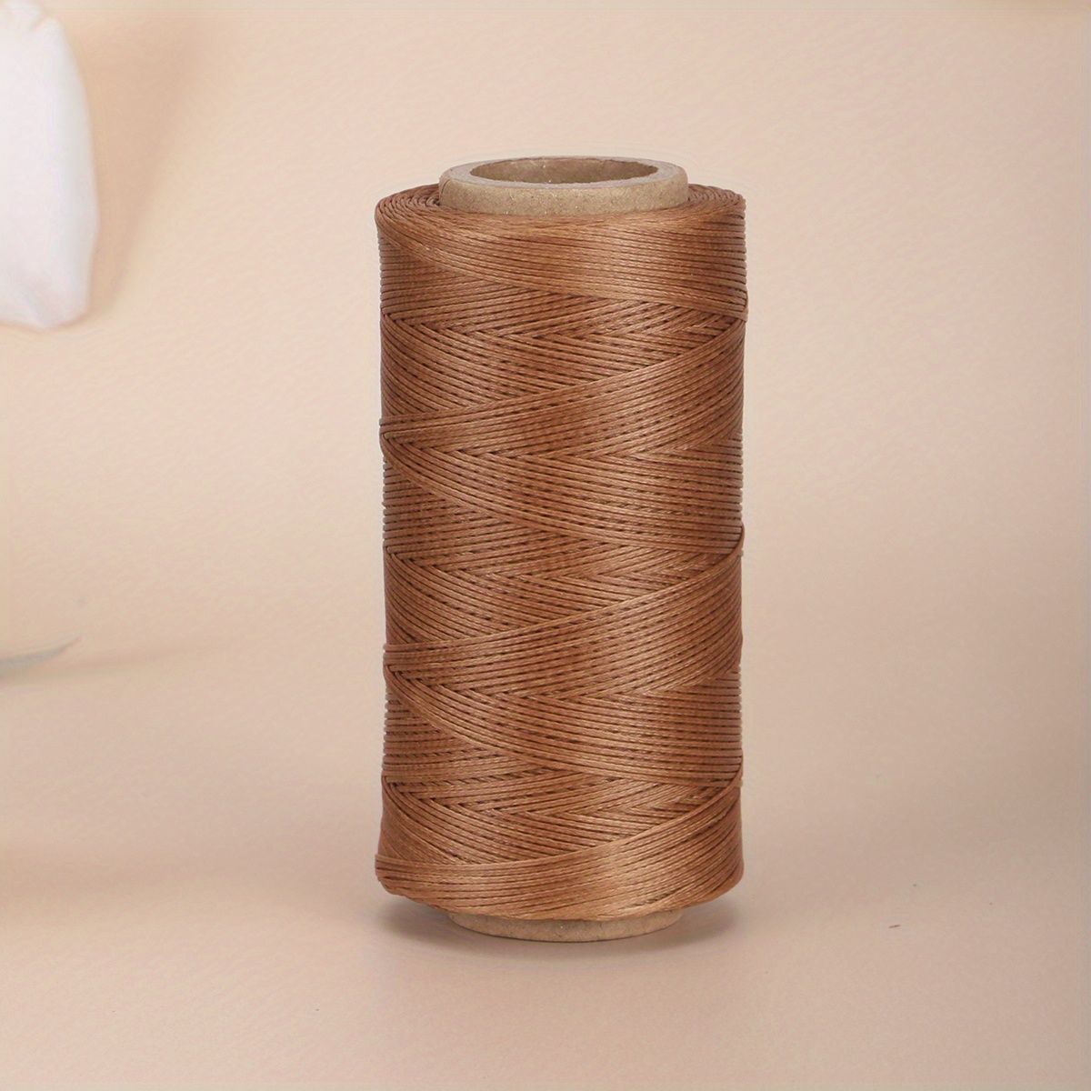 150d Thickness Waxed Thread Leather Waxed Cord Diy Temu