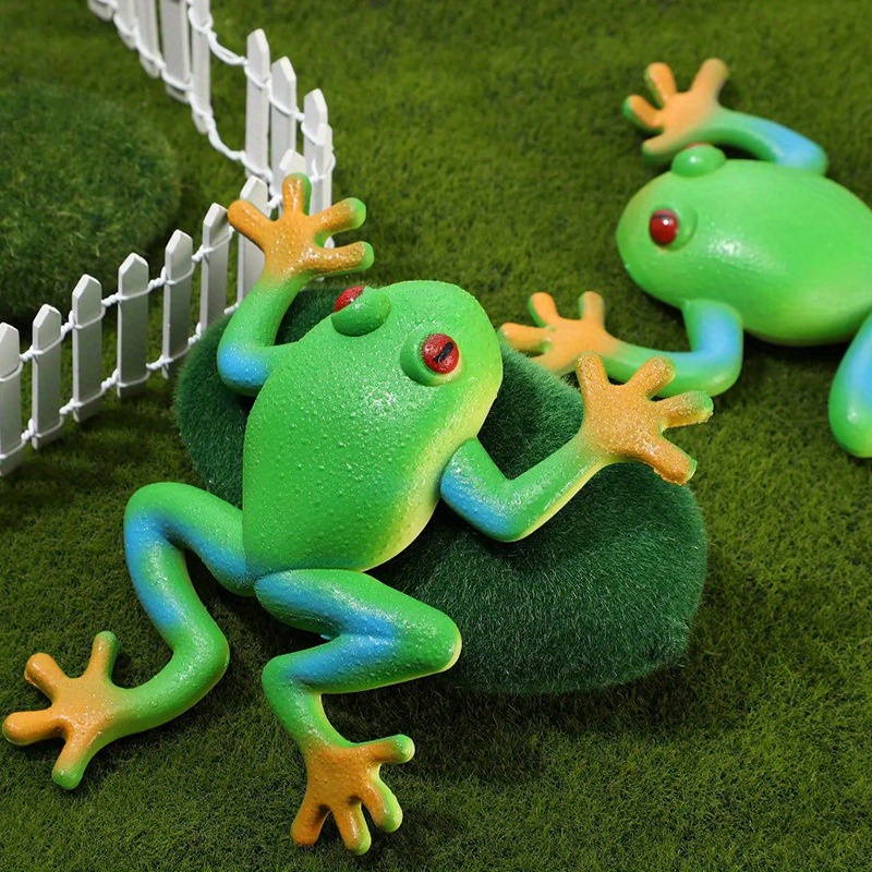 Simulation Frog Prank Toy Trp Fake Frog Squishy Stress - Temu New