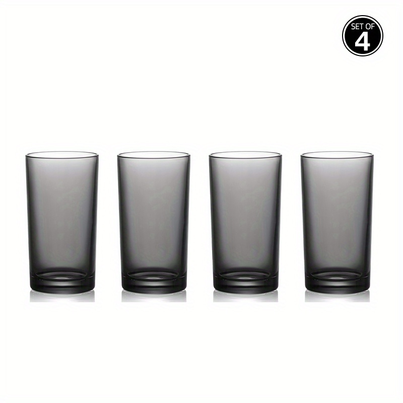 LEYU Highball Drinking Glasses Set of 4, Lead-Free Water Glasses. 13oz Tall  Drink Glasses for Tom Co…See more LEYU Highball Drinking Glasses Set of 4
