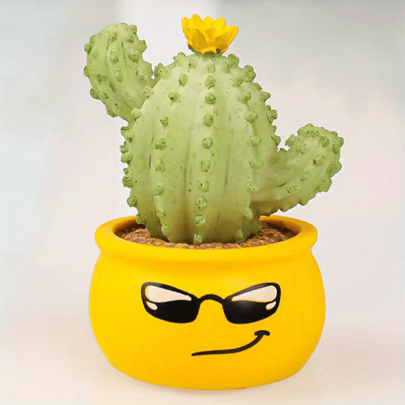 1 Pc Vente Chaude Mignon Expression Cactus Petite Décoration - Temu Belgium