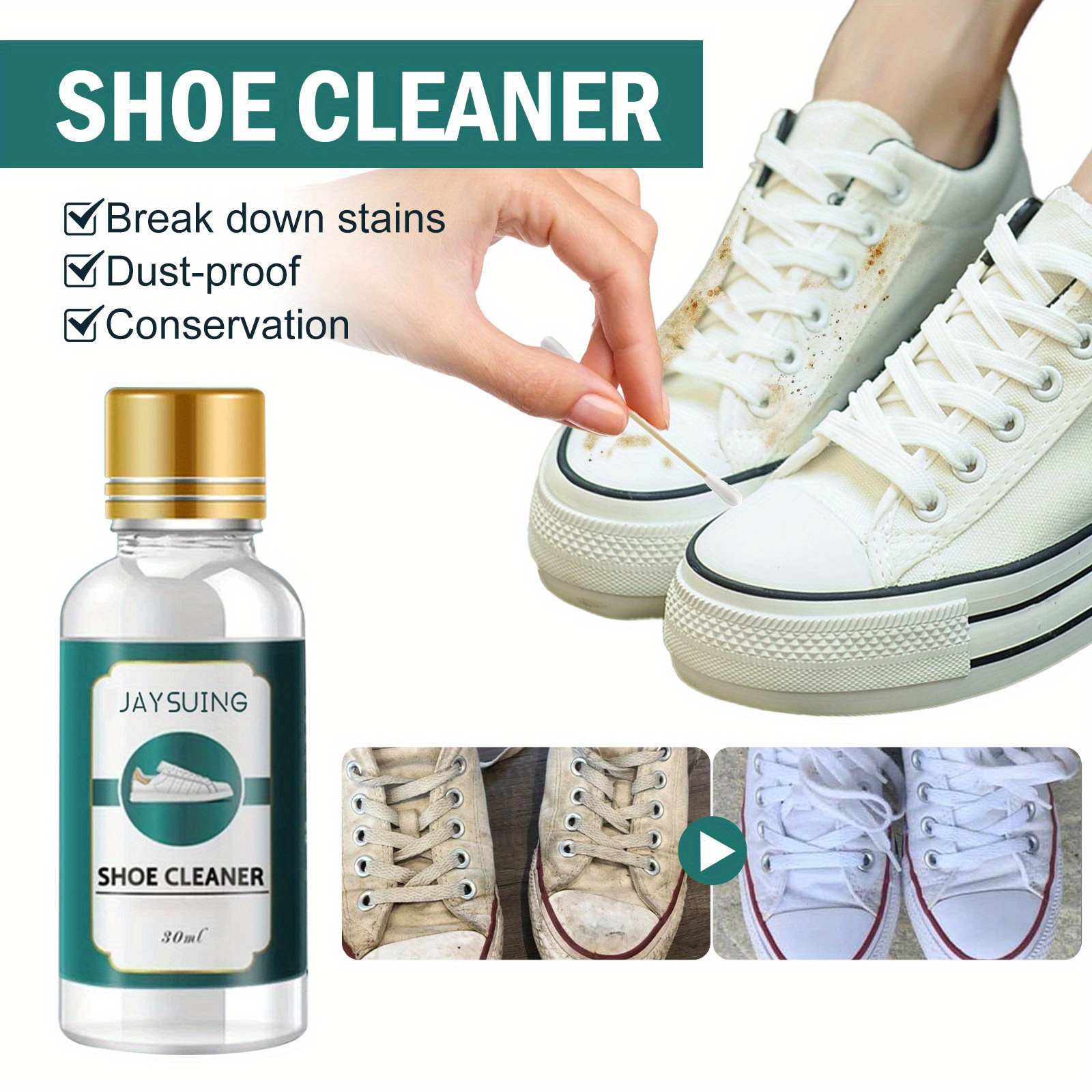 Shoe Washing White Shoe Cleaner Shoe Edge Blackening Temu