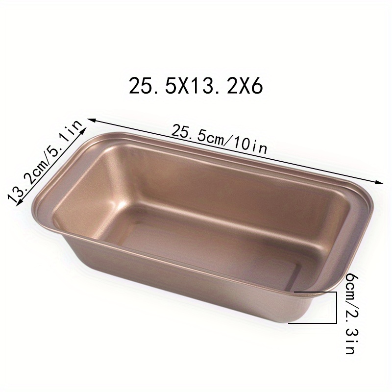 1pc 8.2-inch Christmas Bread Loaf Pan With Lid, Corrugated Toast Box Set  With Scraper, Carbon Steel Cake Mold For Baking Cakes