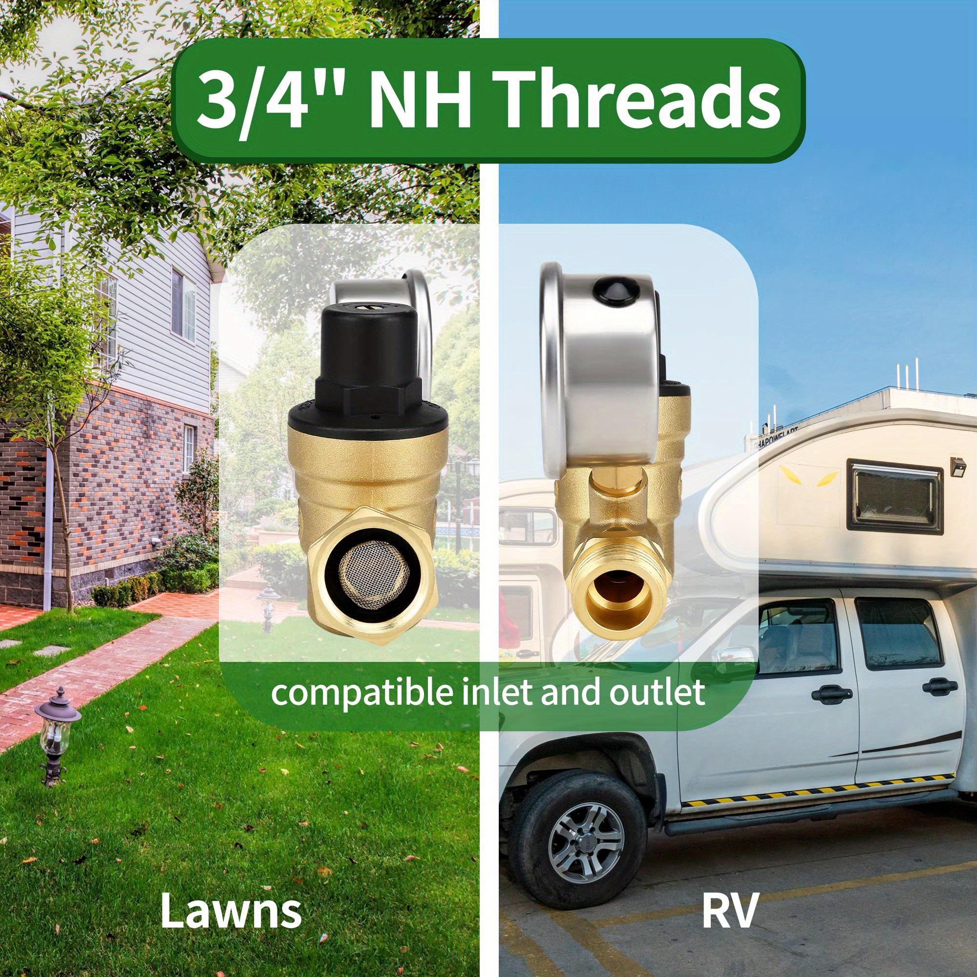 Water Pressure Regulator Valve Adjustable Water Pressure Temu Australia