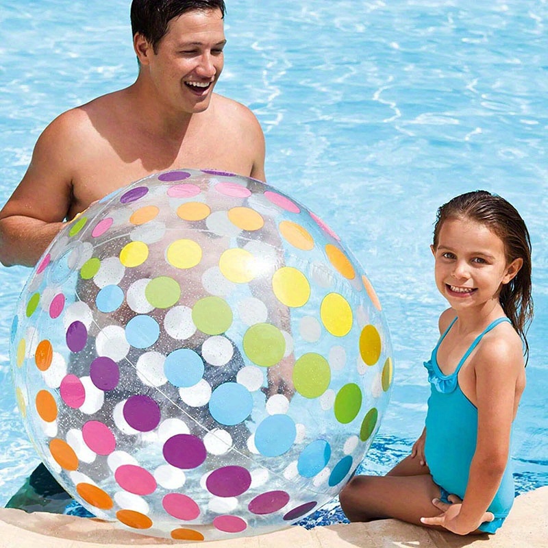 1pc Paillettes Ballon De Plage Jumbo Piscine Jouet Balle - Temu Canada