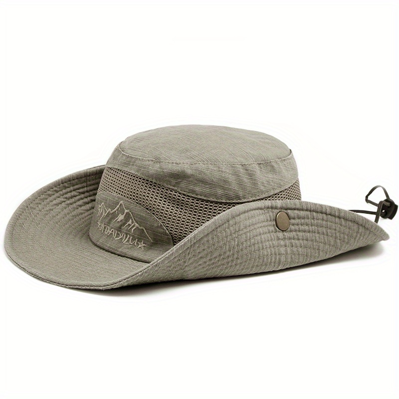 Men's Hat Panama Bucket Hat-outdoor Sun Protection Hats for Men