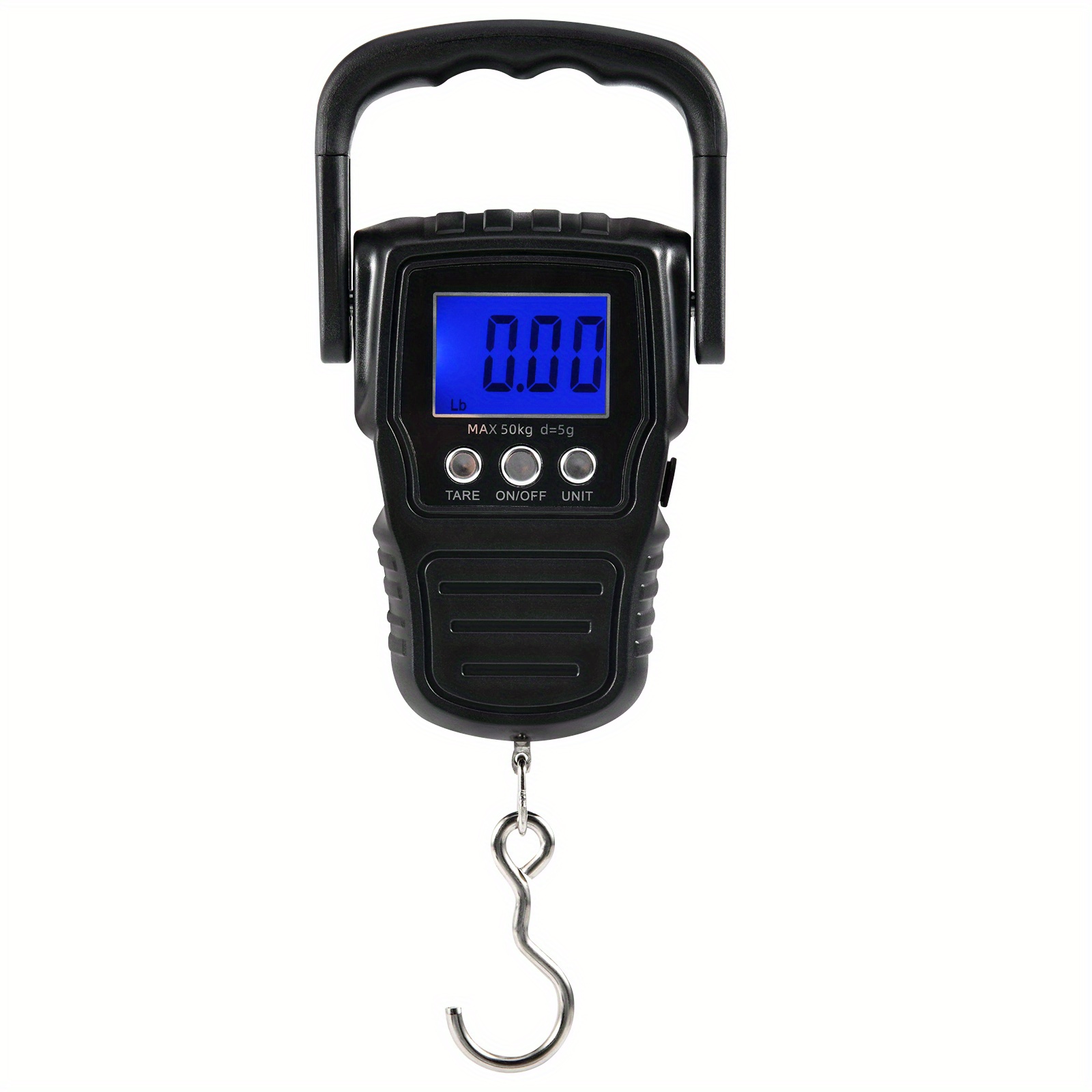 1pc Digital Fishing Scale 165lb/75kg With Backlit LCD Display Tape Measure  Suitable For Travel Family Life And Outdoors