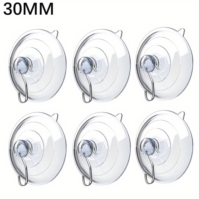 Heavy duty Polished Chrome plated Suction Cup Hooks Easy - Temu