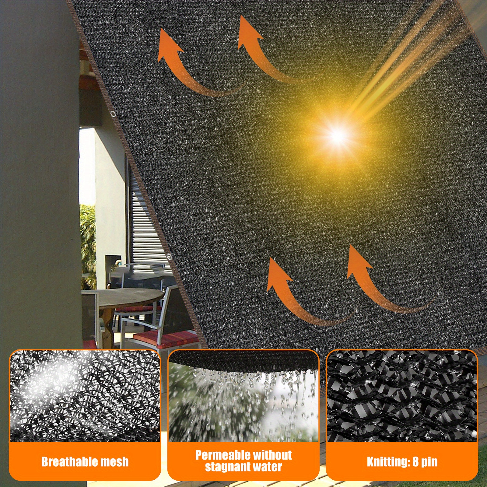 85 Shade Cloth Sunshade Net 8 Pin Greenhouse Shade Cloth Temu