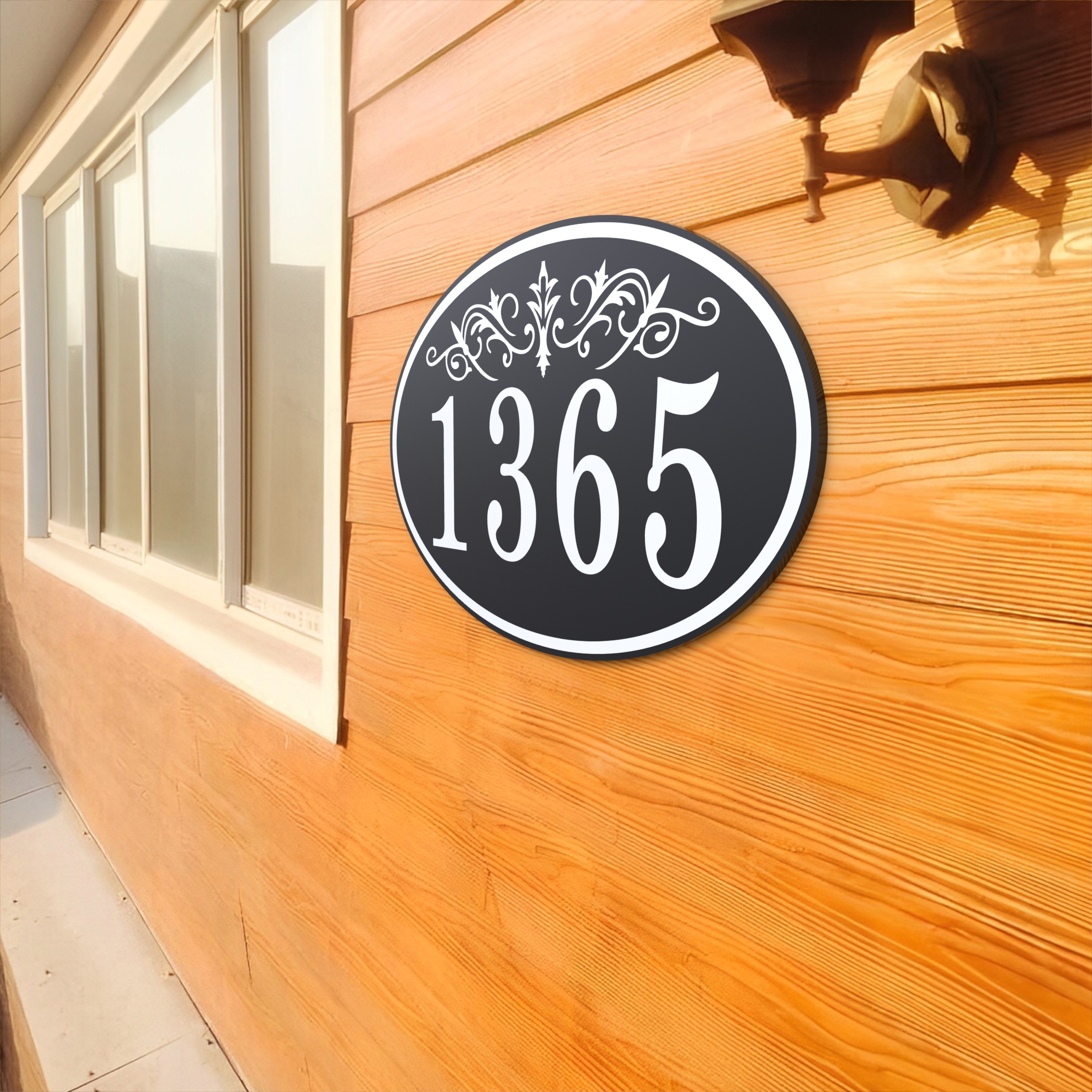 Acrylic Sign House Number Sign Custom Home Address Oval Temu