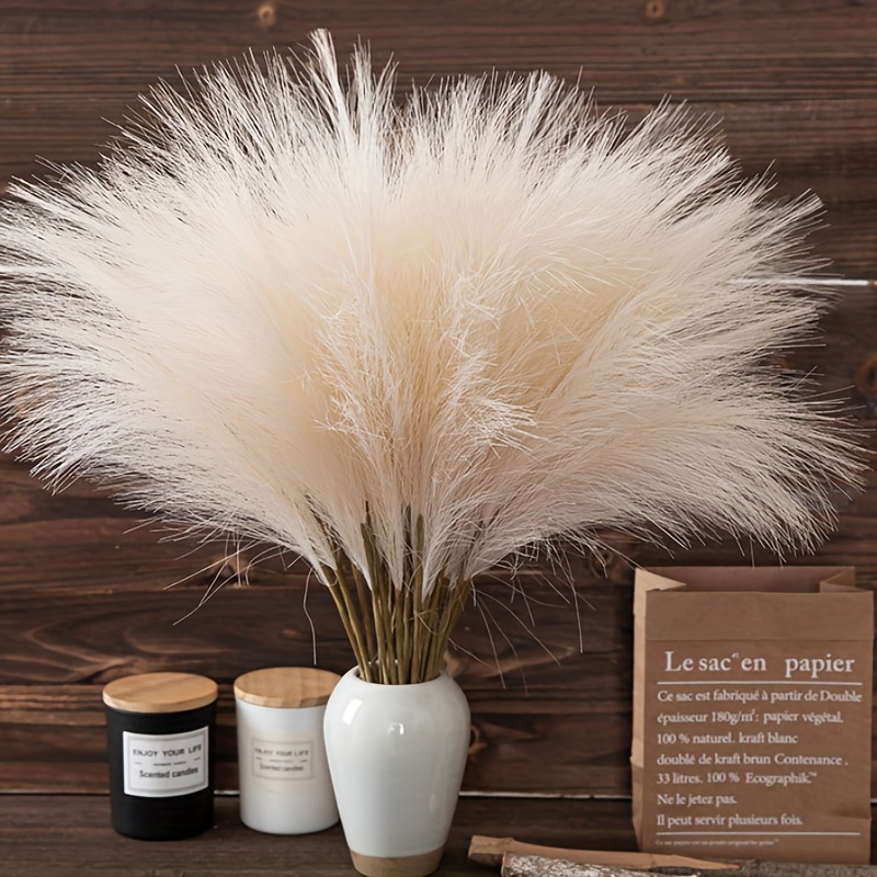 Boho chic Faux Pampas Grass For Home Decor And - Temu