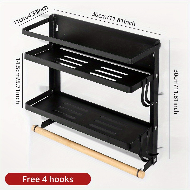 Magnetic Refrigerator Shelf Multifunctional Kitchen Storage