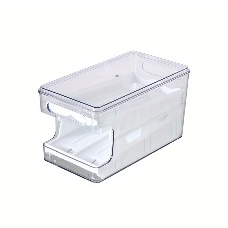 Rolling Egg Holder For Refrigerator, Egg Dispenser For Fridge, Refrigerator  Egg Tray With Lid, Clear Countertop Egg Display, Kitchen Organizer Egg  Storage Container, Storage Box With Lid For Food, Drinks Etc., Home