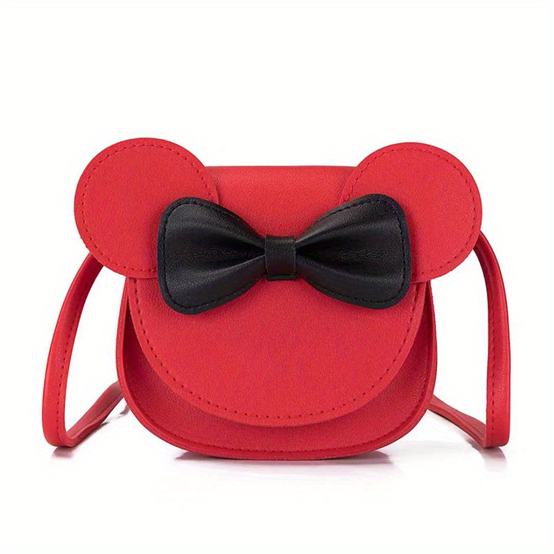 Cute Minnie Mouse Crossbody Bag for Little Girls Mini Toddler Disney  Crossbody Purse Small Kids Shoulder Handbag Cross Body Bag