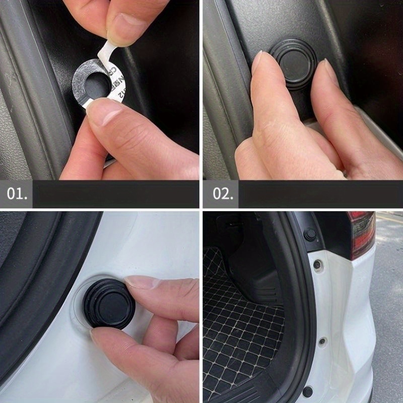 8pcs Car Door Shock Absorber Pads - Protect Your Vehicle From Collisions &  Scratches!