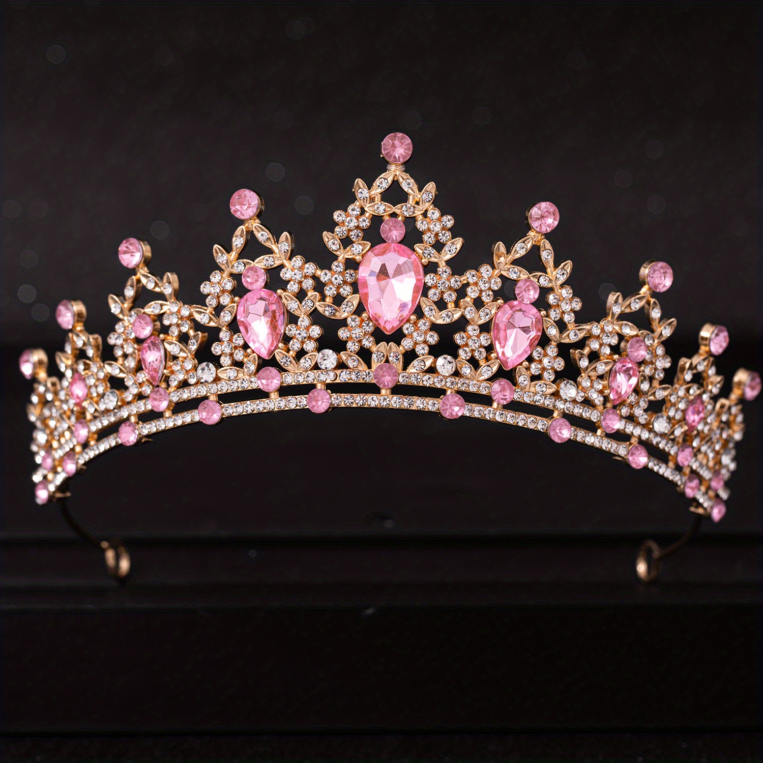 Corona oro rosa bigiotteria principessa cigni bimba