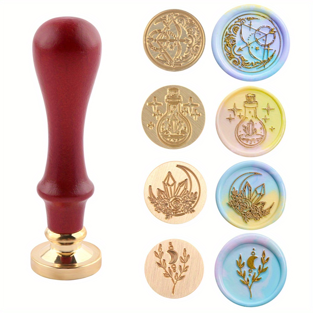 Shop SUPERDANT Wax Seal Stamp Kit 6 Pieces Flower Branches Series