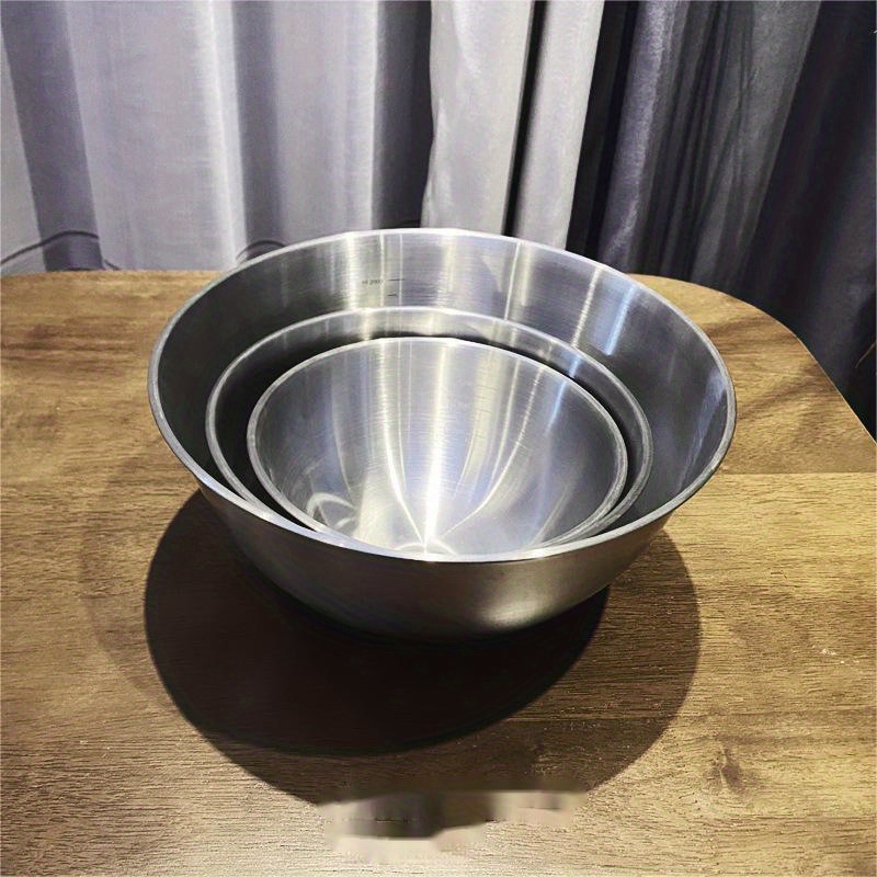 Stainless Steel Mixing Bowls 3 Sizes Salad Mixing Bowls Temu