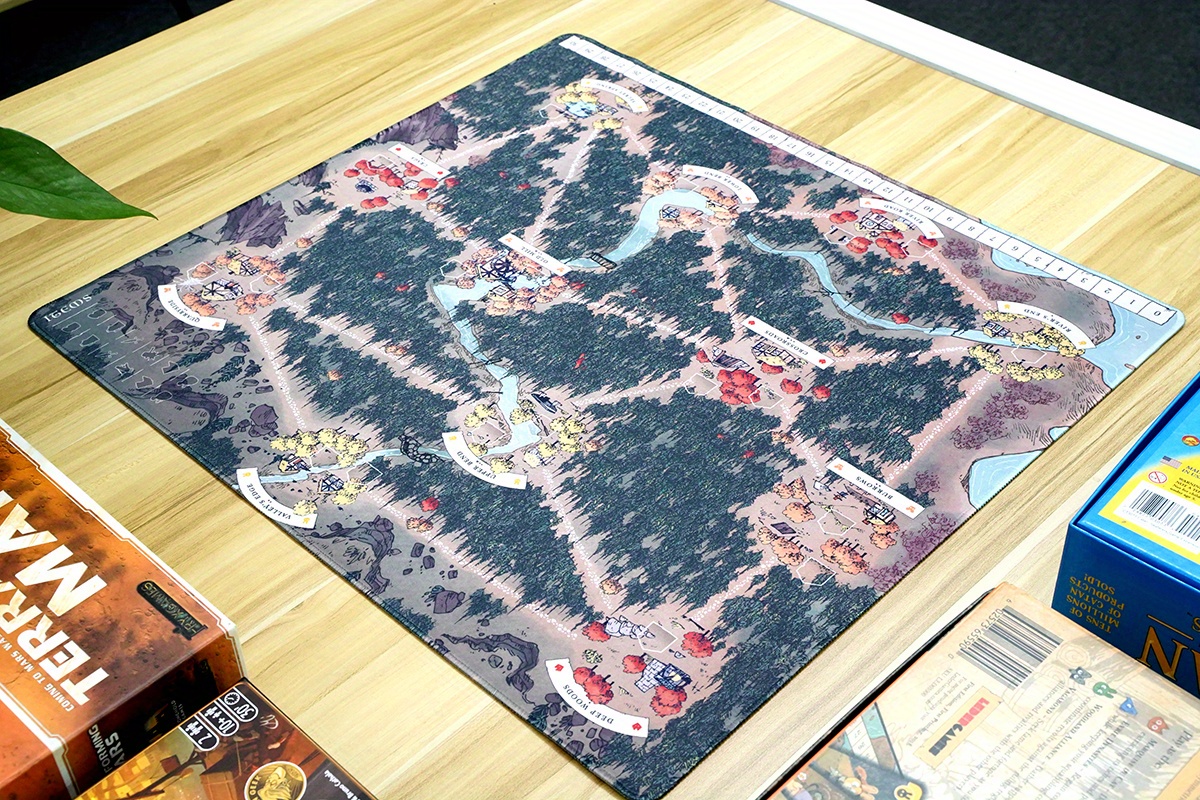 Root Board Game Playmat: Origin Size Map Match Non slip - Temu