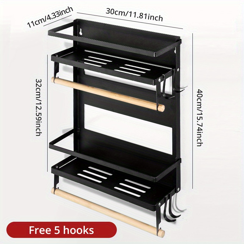 Magnetic Refrigerator Shelf Multifunctional Kitchen Storage