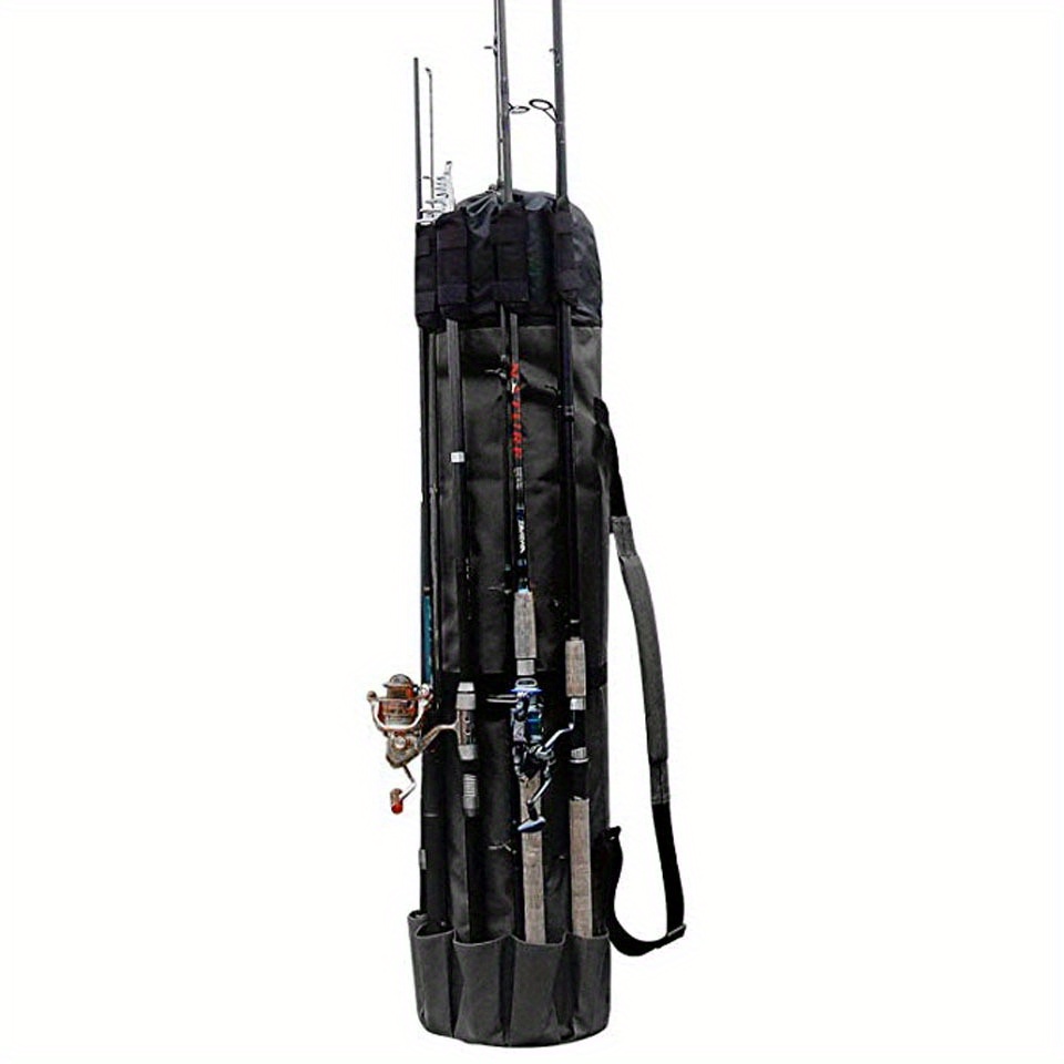 1pc Cylindrical Multifunctional Fishing Rod Storage Bag