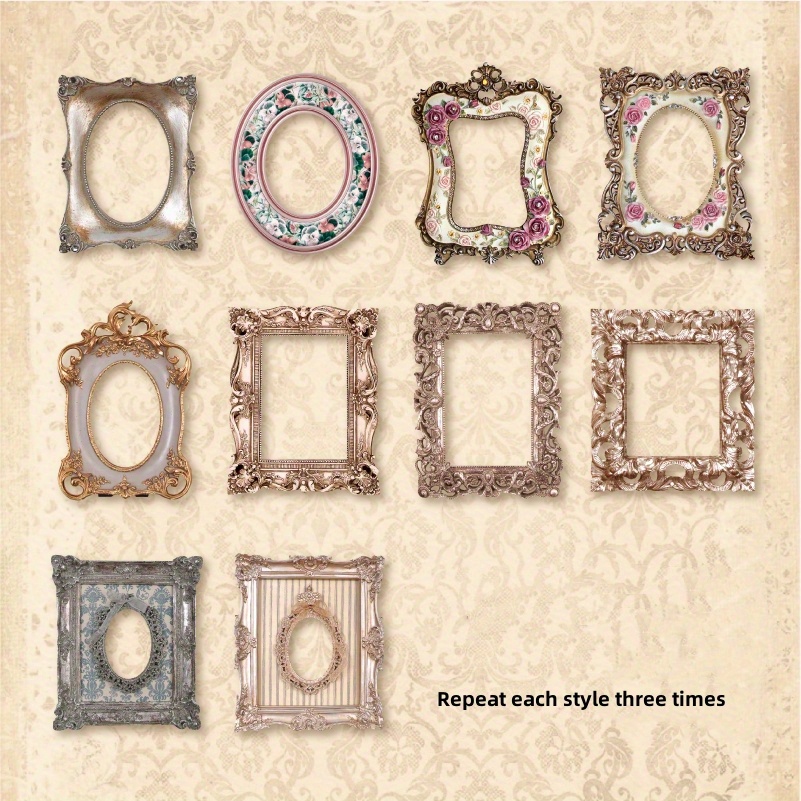 Picture Frame Antique Picture Frames Vintage Frames Ornate - Temu