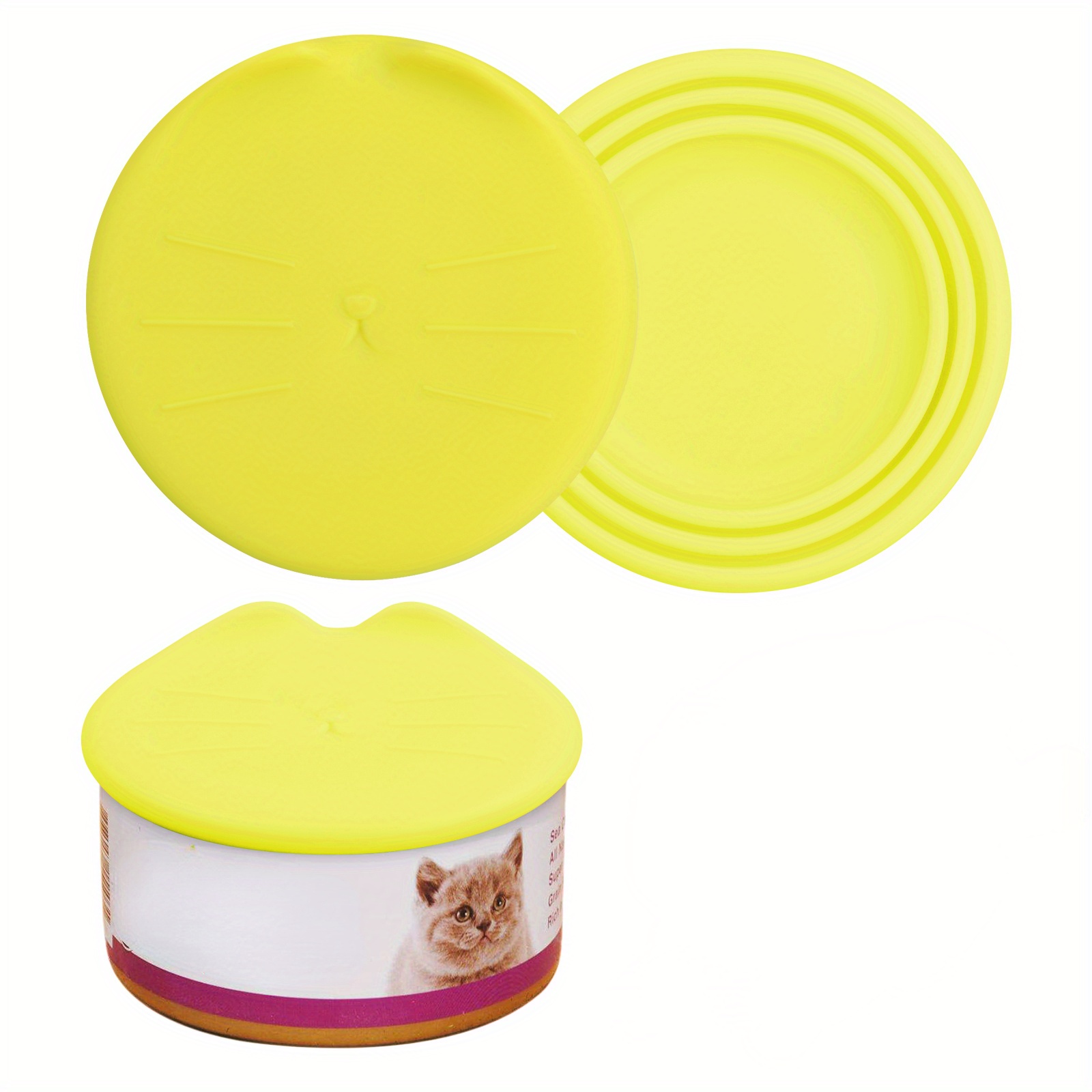 Green Yellow Plastic Containers Lid Close Universal Food