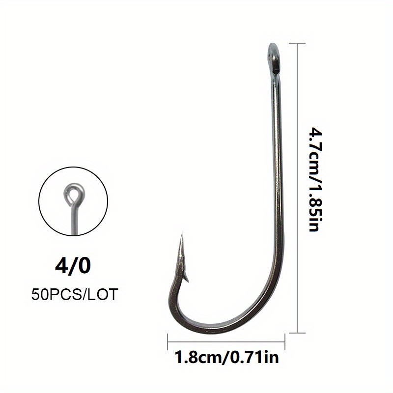 Stainless Steel Fishing Hooks Perfect Outdoor Sea Bass - Temu