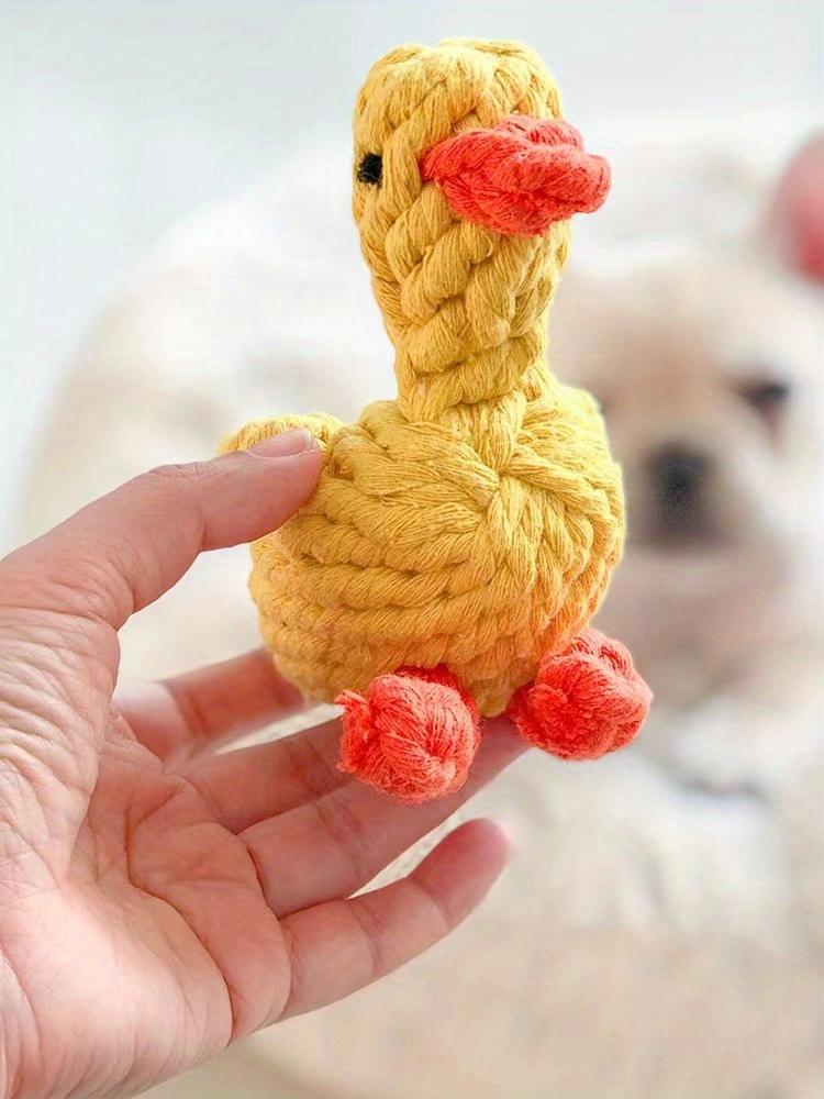 Rope duck cheap dog toy