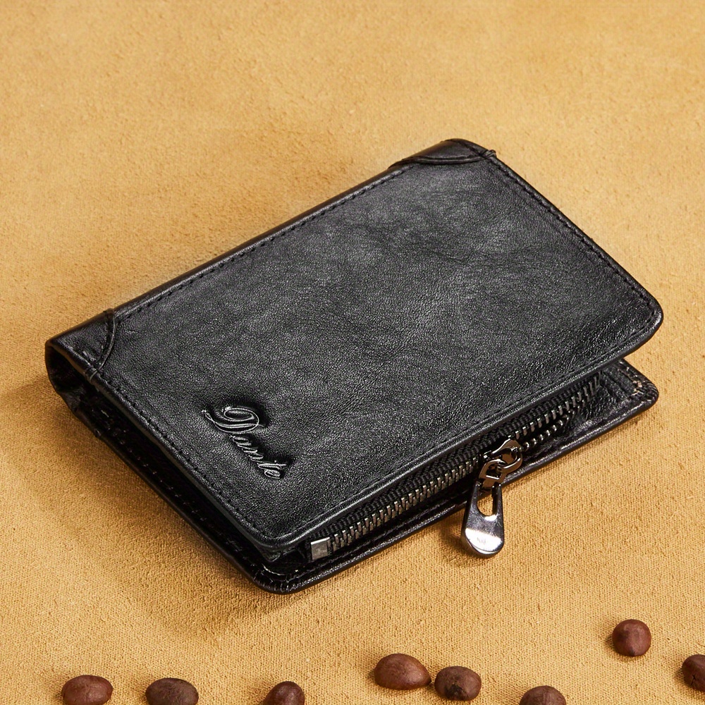 Vintage RFID Wallets for Men - Genuine Leather - Temu