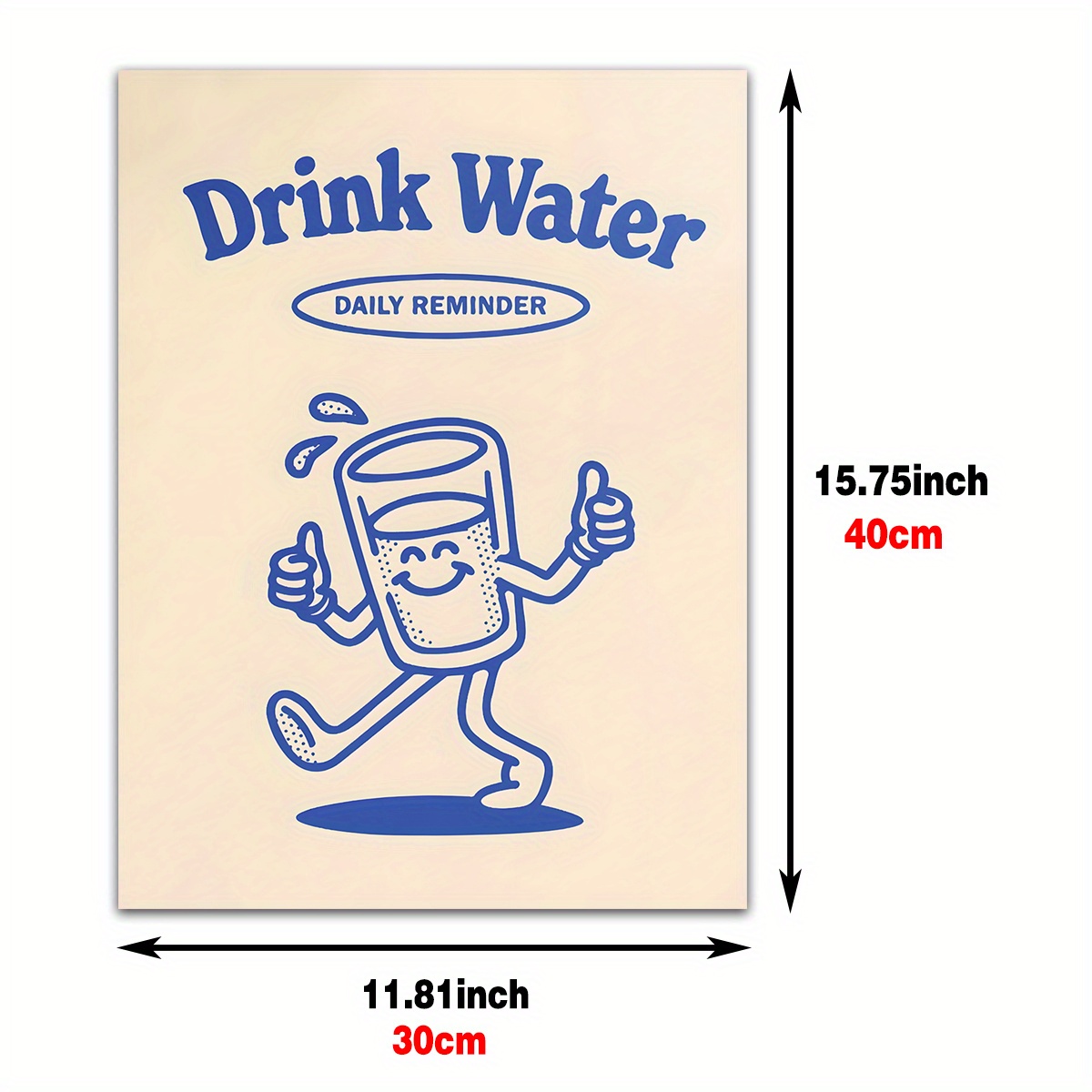 drink water poster for children