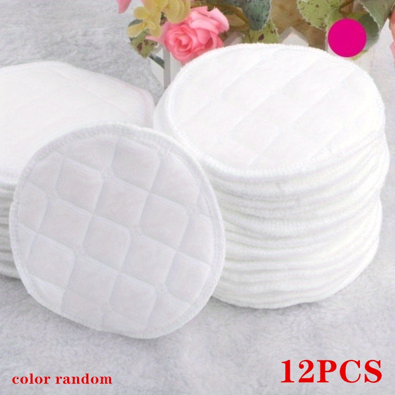 Breast Pads Washable Maternity Nursing, Reusable ,Leak-proof 6Pcs cotton  fabric