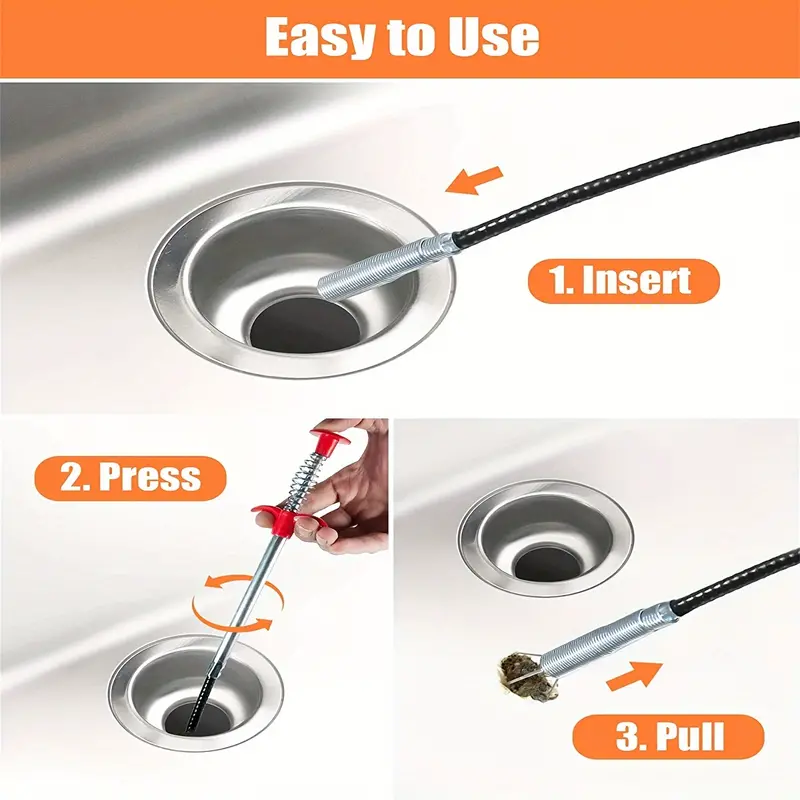 Drain Clog Remover Tool Quickly Easily Unclog Your - Temu