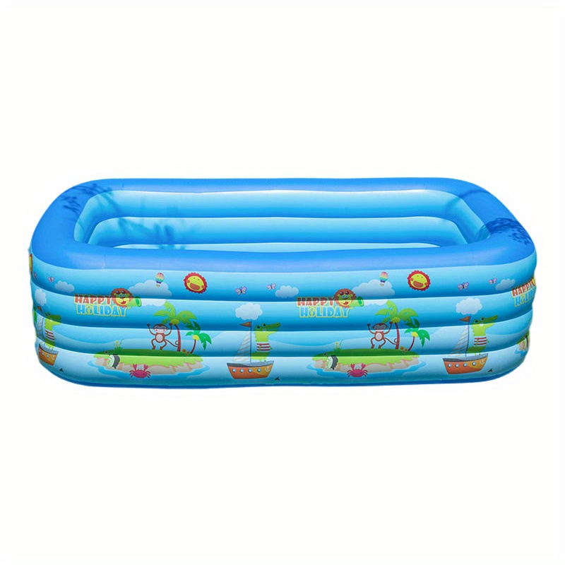 Piscina Gonfiabile,JBSON Piscina Gonfiabile Bambini e  Adulti-260x175x60cm,Estate Piscina da Giardino,Piscina per Famiglia per  Bambini : : Giochi e giocattoli