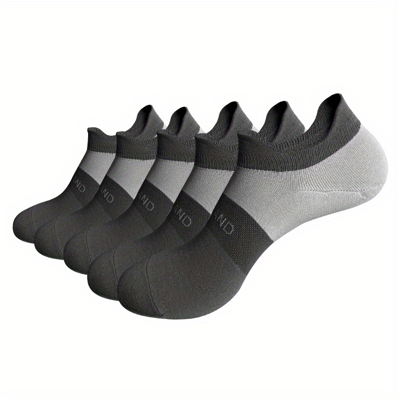 Men's Compression Ankle Socks Soft Nylon Striped Short Socks