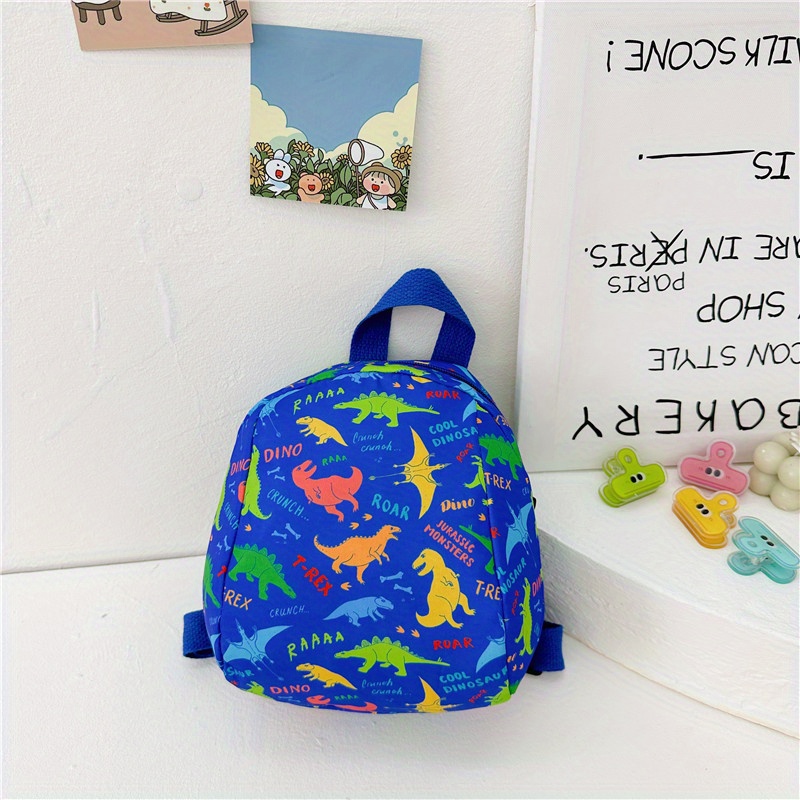 Cartoon Letter Dinosaur Backpack, Cute Lightweight School Bag