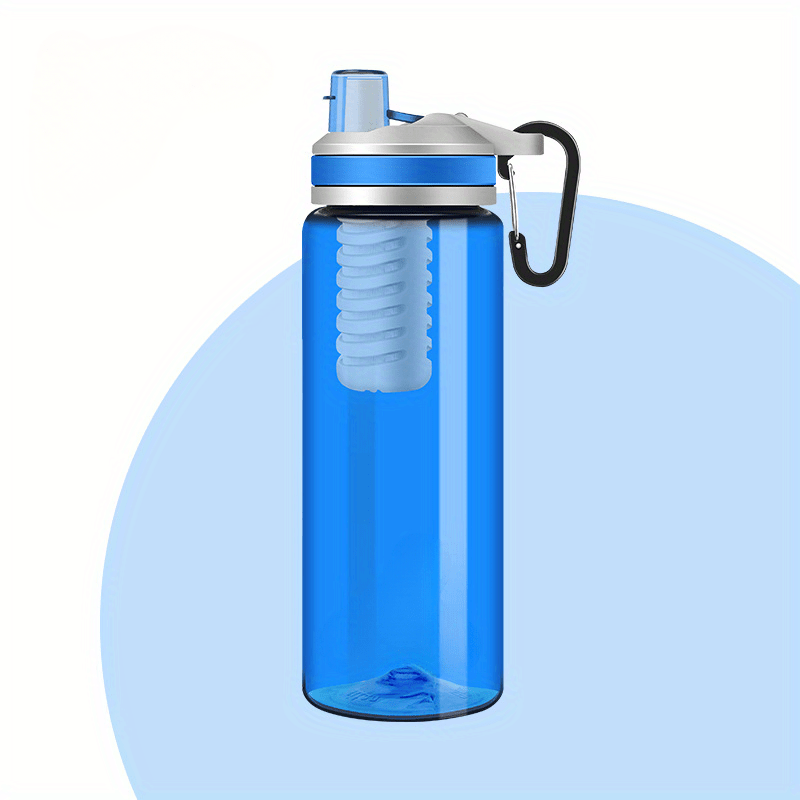 filtro de agua, agua filtrada de 4 , equipo de supervivencia portátil  purificador de agua para sende Soledad Botella de beber senderismo