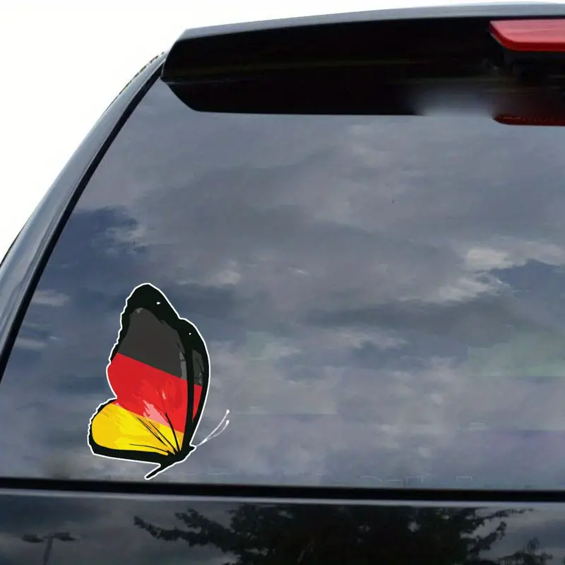Deutschland Flagge Schmetterling Auto Fenster Aufkleber - Temu Germany