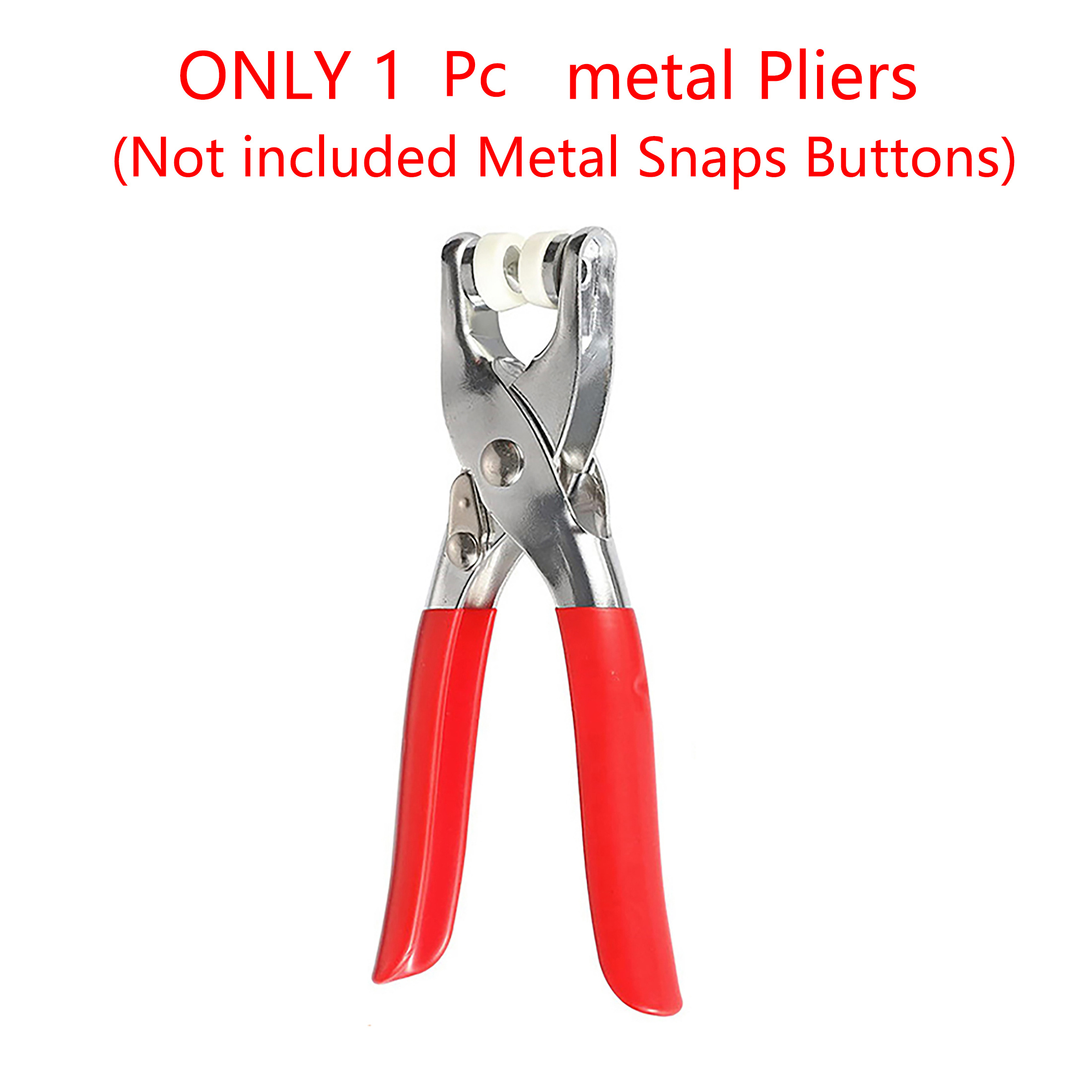 DIY Metal Snaps Buttons With Fastener Pliers Press Tool Kit For Sewing And  Crafting (0.95cm), For Clothes,Backpacks,Jumpsuits,Sewing And Craftsma