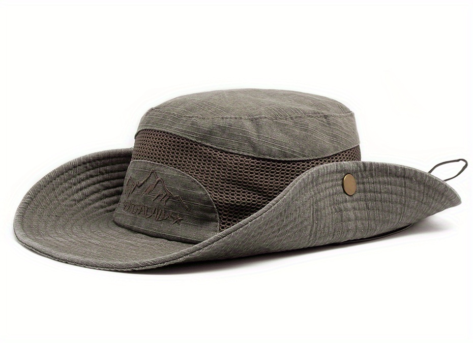 Summer Men's Uv Protection Hat Big Puffy Bucket Hat Men - Temu Canada