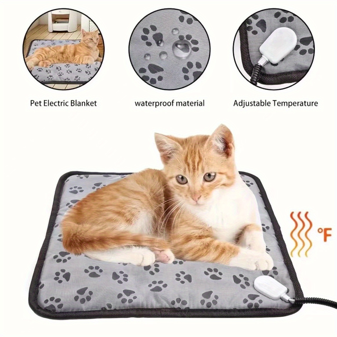 CozyHeat Self-Heating Pet Mat - Keep Your Furry Friend Warm and Comfortable  All Winter Long!