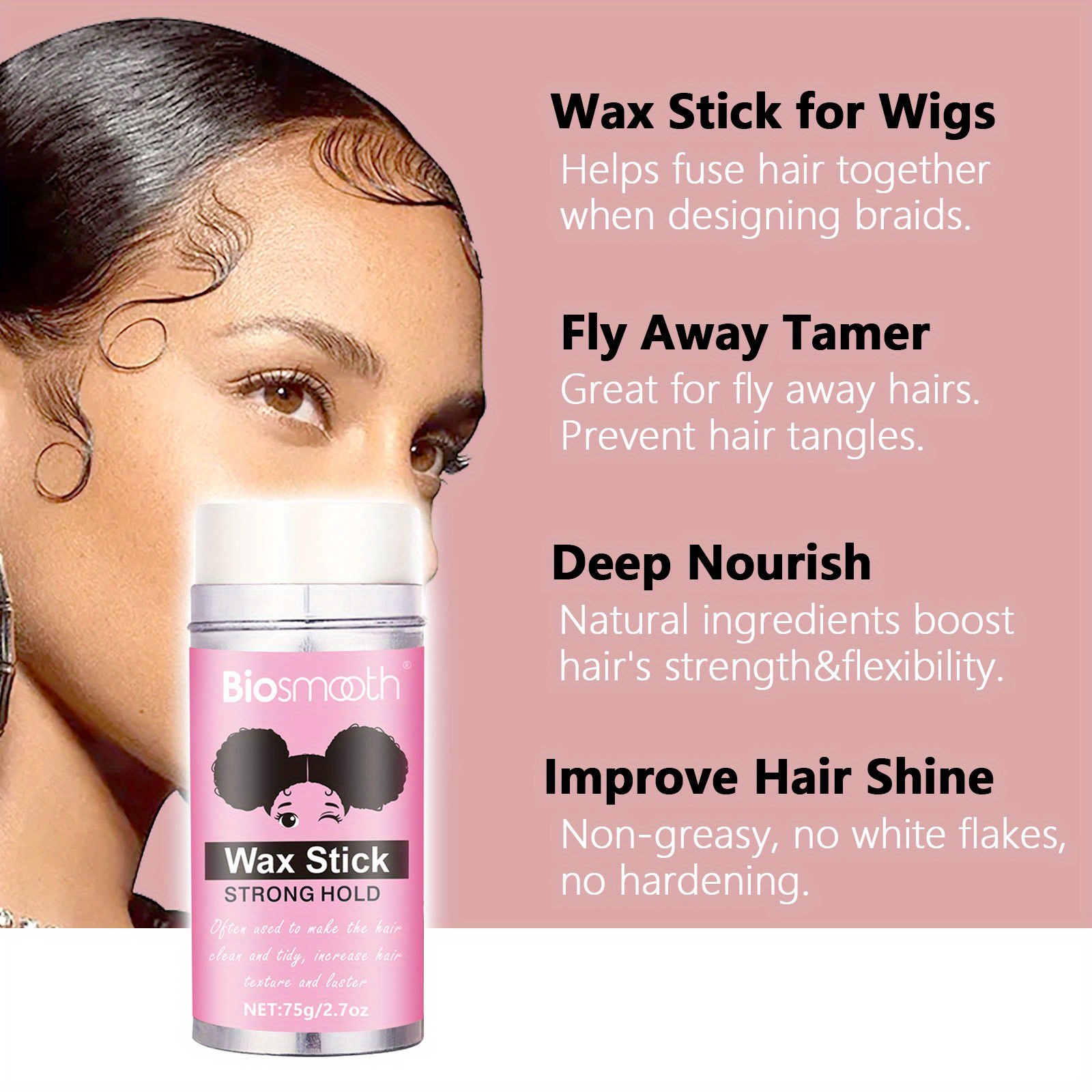 Strong Hold Non greasy Edge Smoother Edge Control Wax Stick Temu