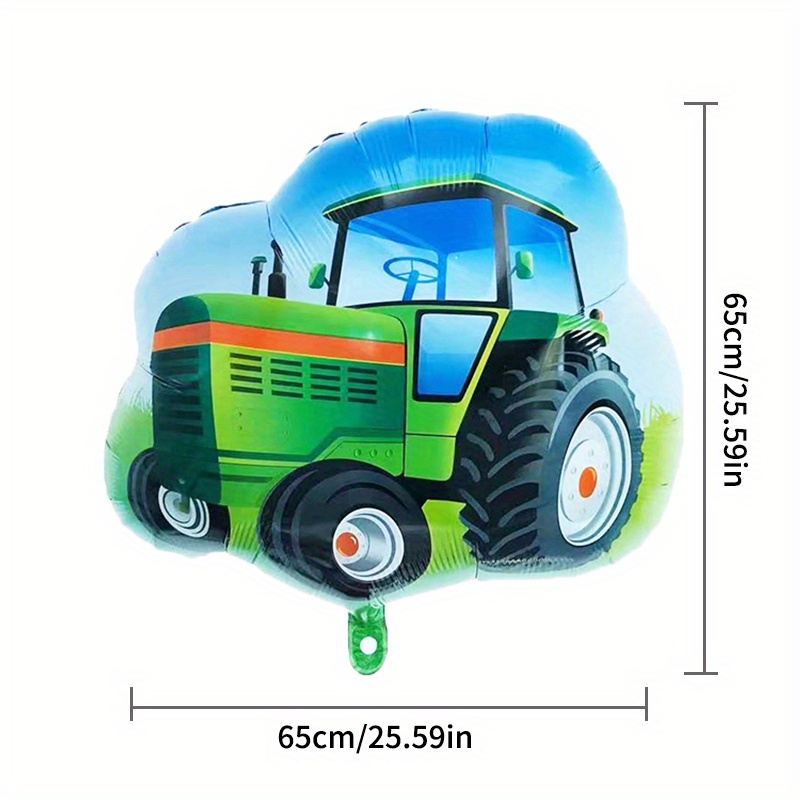 2 Stück Aluminiumfolienballon Bulldozer Feuerwehrauto Traktor,  Kindergeburtstagspartydekoration Anordnung Hintergrundball - Temu Austria